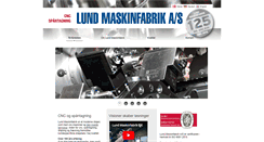 Desktop Screenshot of lund-maskinfabrik.com